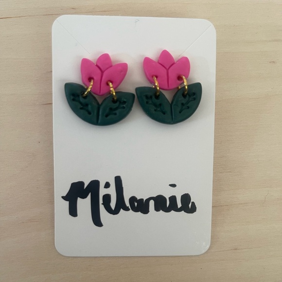 Handmade polymer clay earrings - Picture 1 of 1